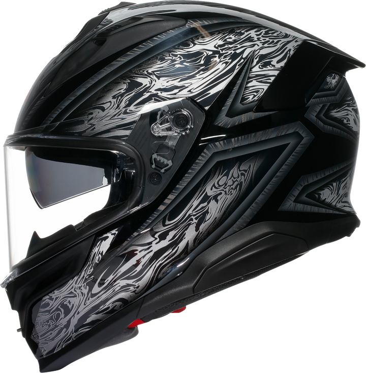AGV K7 Helmet - Damascus Black/Silver