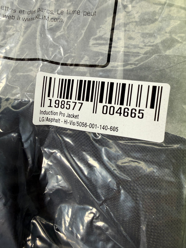 KLIM INDUCTION PRO JACKET - ASPHALT - HI-VI - Size L - OPEN BOX