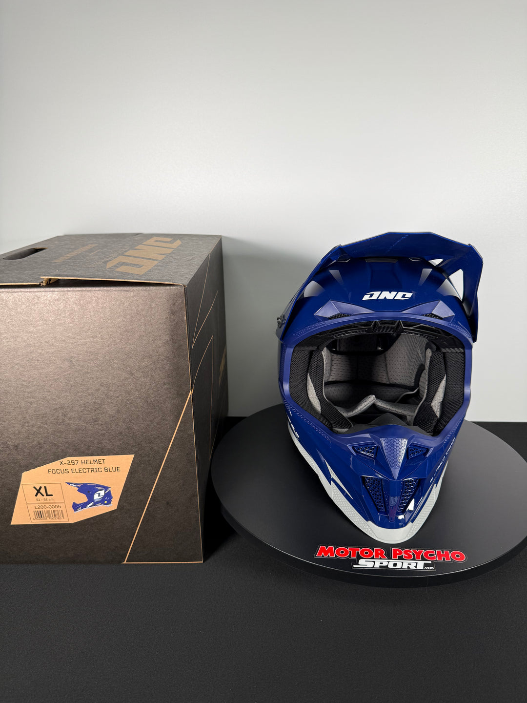 One Industries X-297 HELMET -  ELECTRIC BLUE - Size XL - OPEN BOX