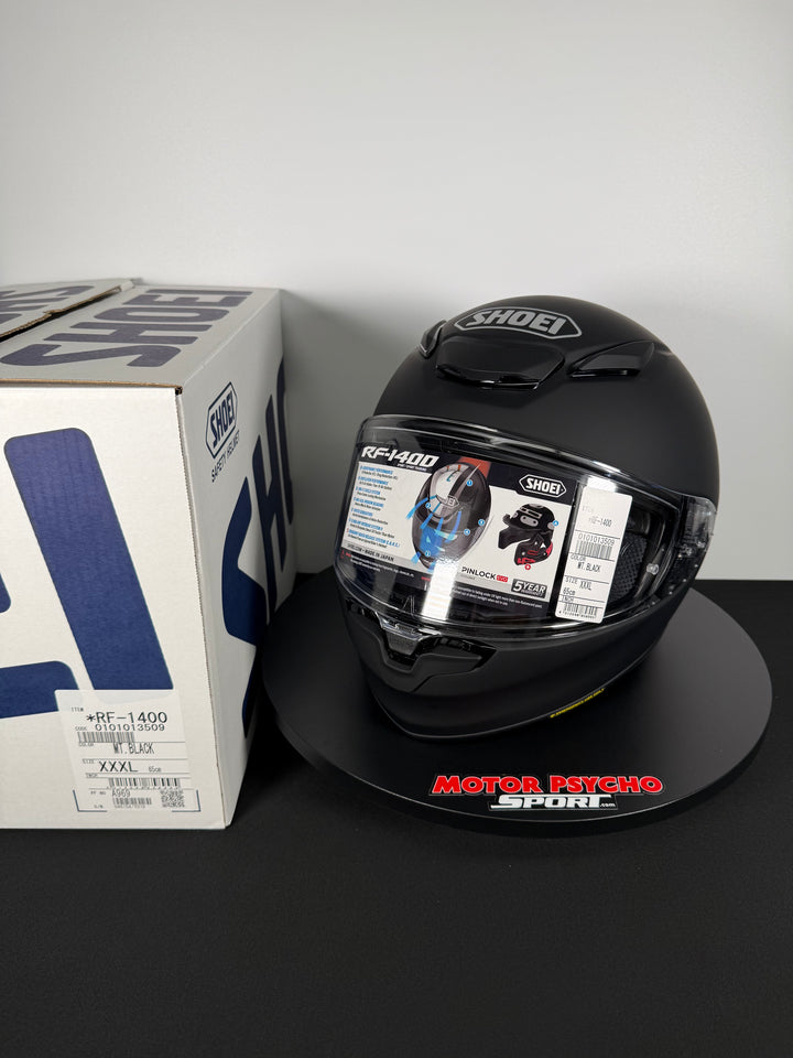 Shoei RF-1400 Helmet - Matte Black - Size 3XL - USED / OPEN BOX