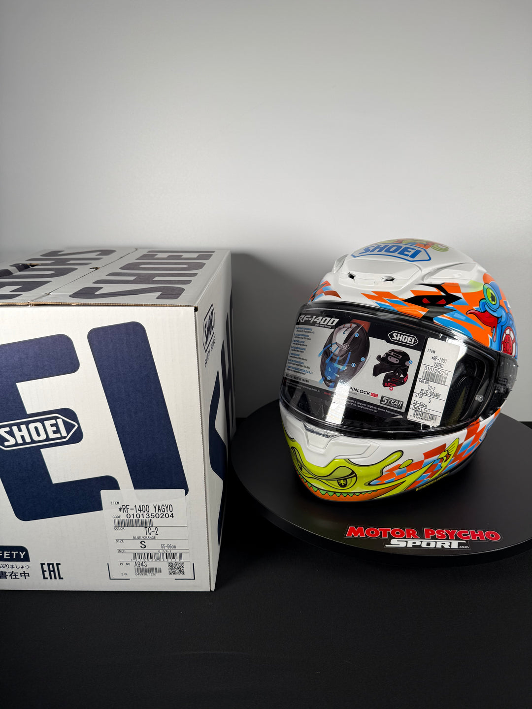 Shoei RF-1400 Yagyo Helmet - TC-2 - Size S - USED / OPEN BOX