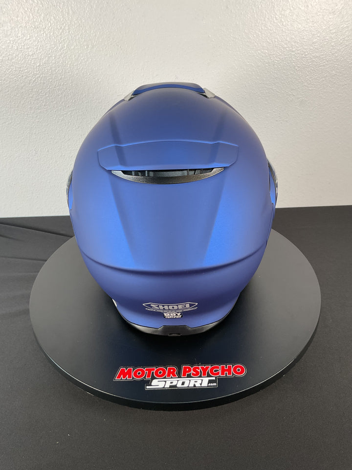 Shoei Neotec 3 Modular Helmet - Matte Blue Metallic - Size Medium - USED / OPEN BOX