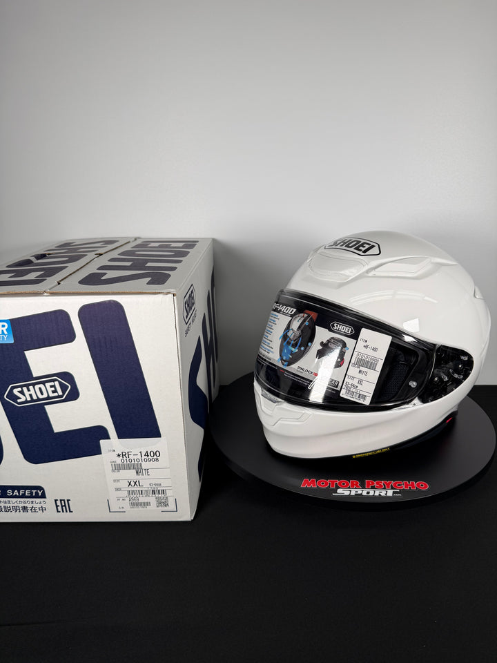 Shoei RF-1400 Helmet - White - Size XXL - USED / OPEN BOX