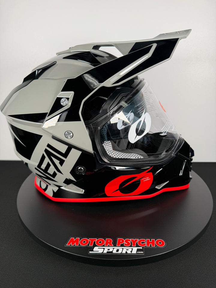 O'Neal Sierra Helmet R Gray/Black/Red - Size XXL - OPEN BOX