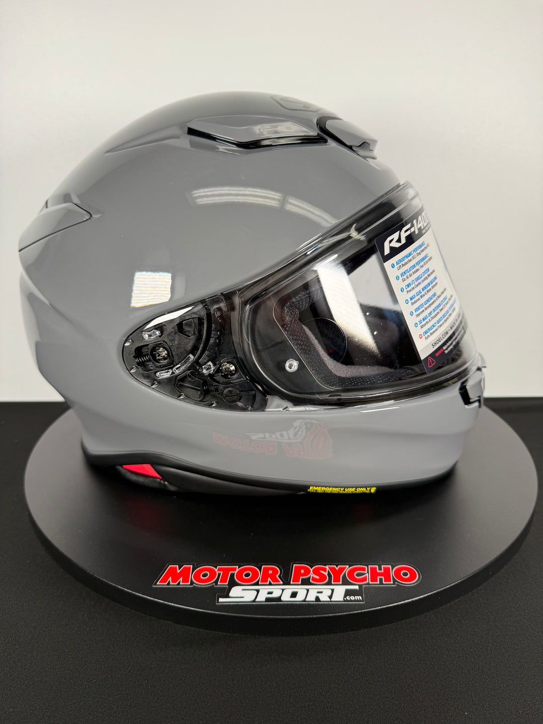 Shoei RF-1400 Helmet - Gloss Basalt Gray - Size Large - USED / OPEN BOX #1 - FINAL SALE / NO RETURNS