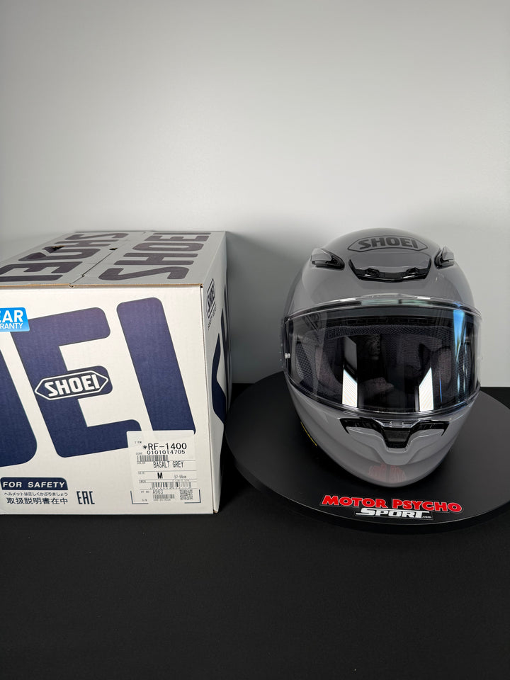 Shoei RF-1400 Helmet - Gloss Basalt Gray - Size M - USED / OPEN BOX