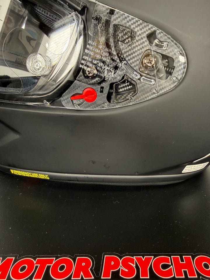 Shoei X-15 Helmet - Matte Black - Size Medium - USED / OPEN BOX - FINAL SALE / NO RETURNS