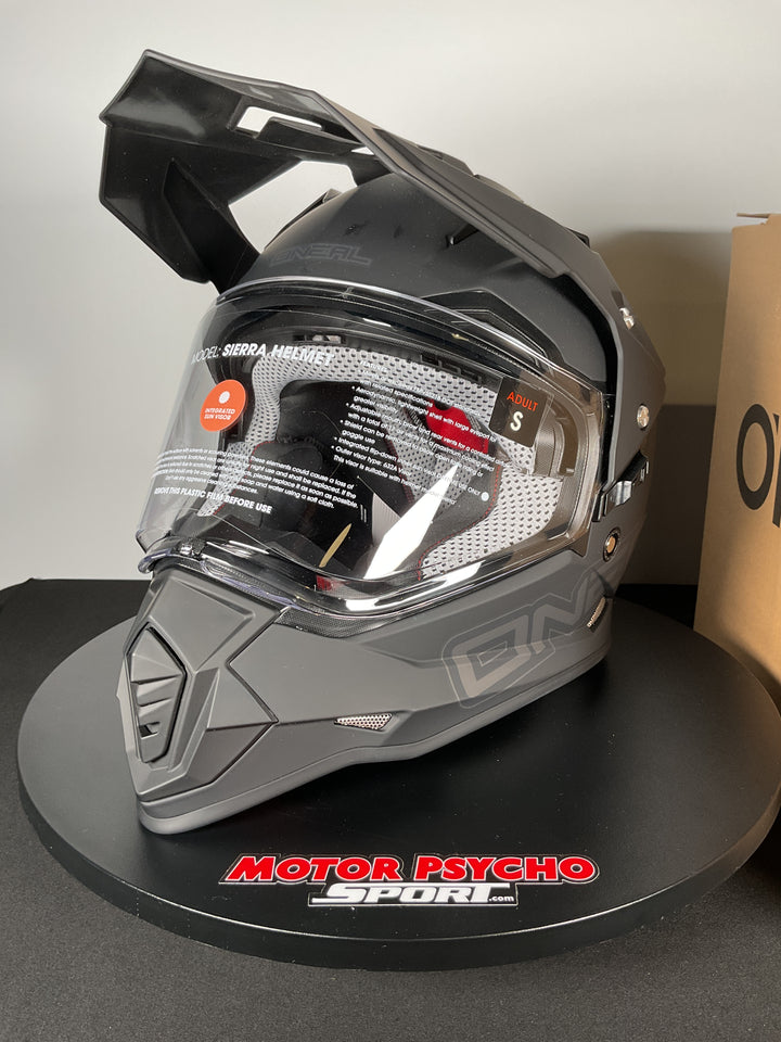 O'Neal  Sierra Helmet Flat Black - Size S - Used Open Box