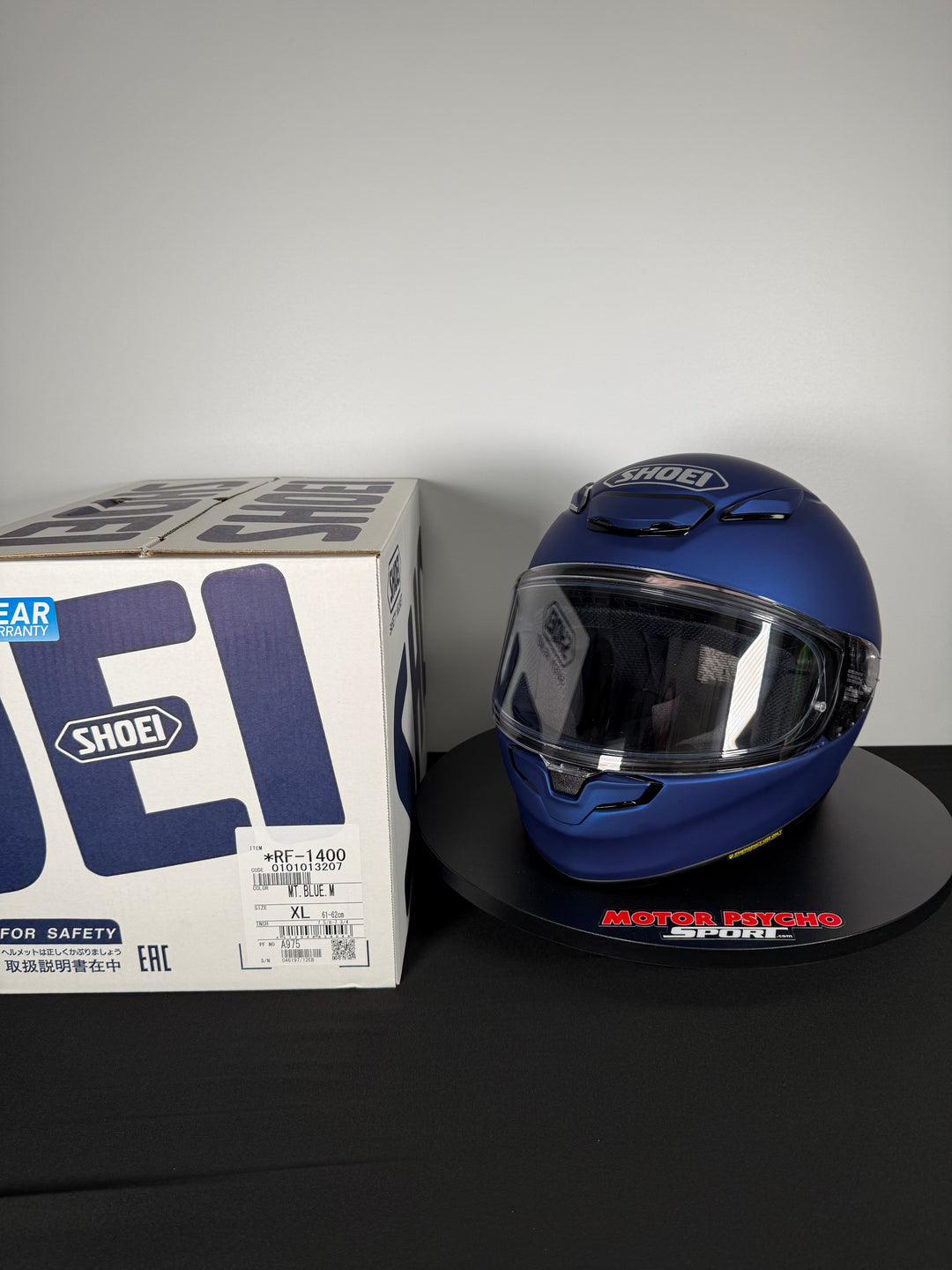 Shoei RF-1400 Helmet - Matte Blue - Size XL - USED / EXCELLENT- FINAL SALE / NO RETURNS