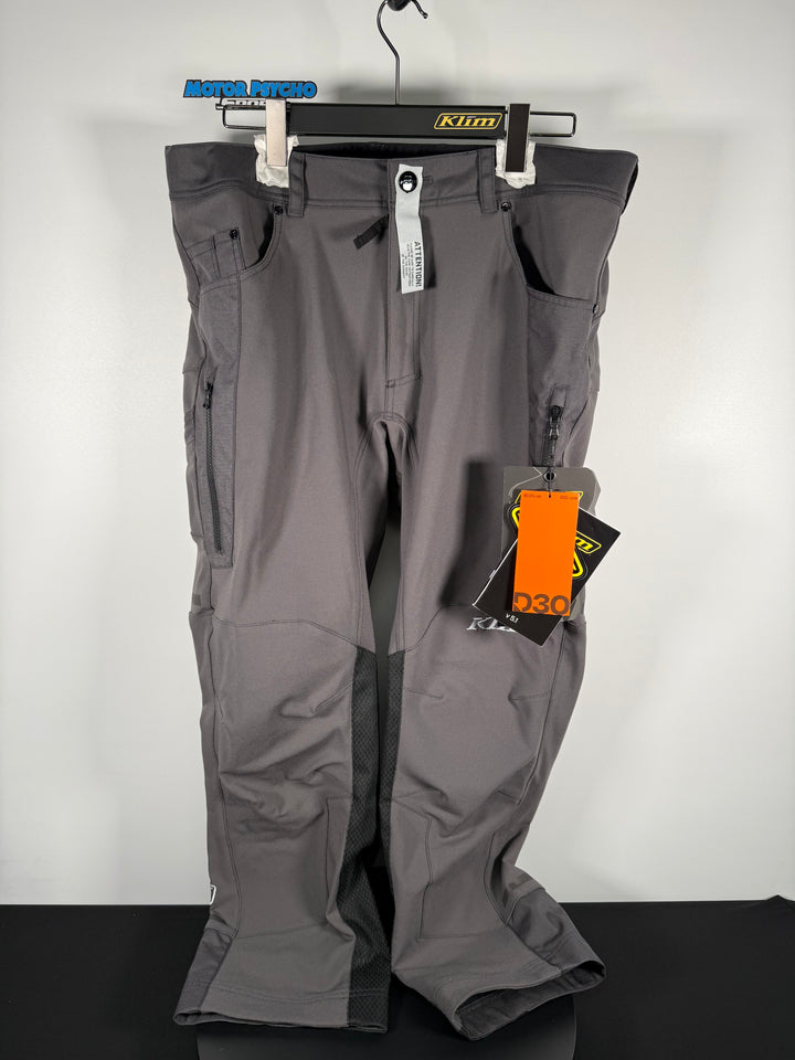 KLIM MARRAKESH PANT - ASPHALT - Size 38 Short - OPEN BOX