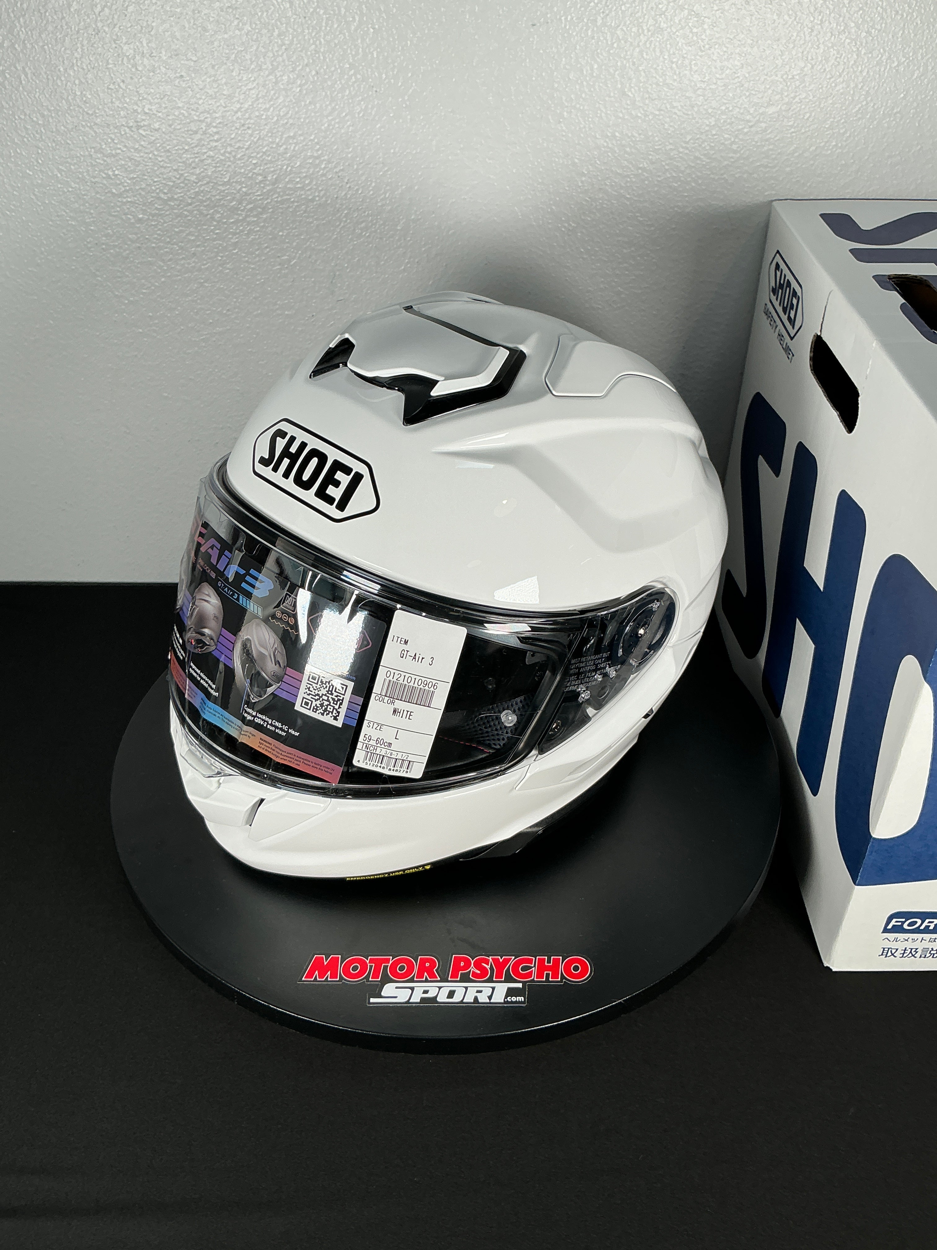 Shoei GT-Air 3 Helmet - Gloss White - Size Large - USED / OPEN BOX