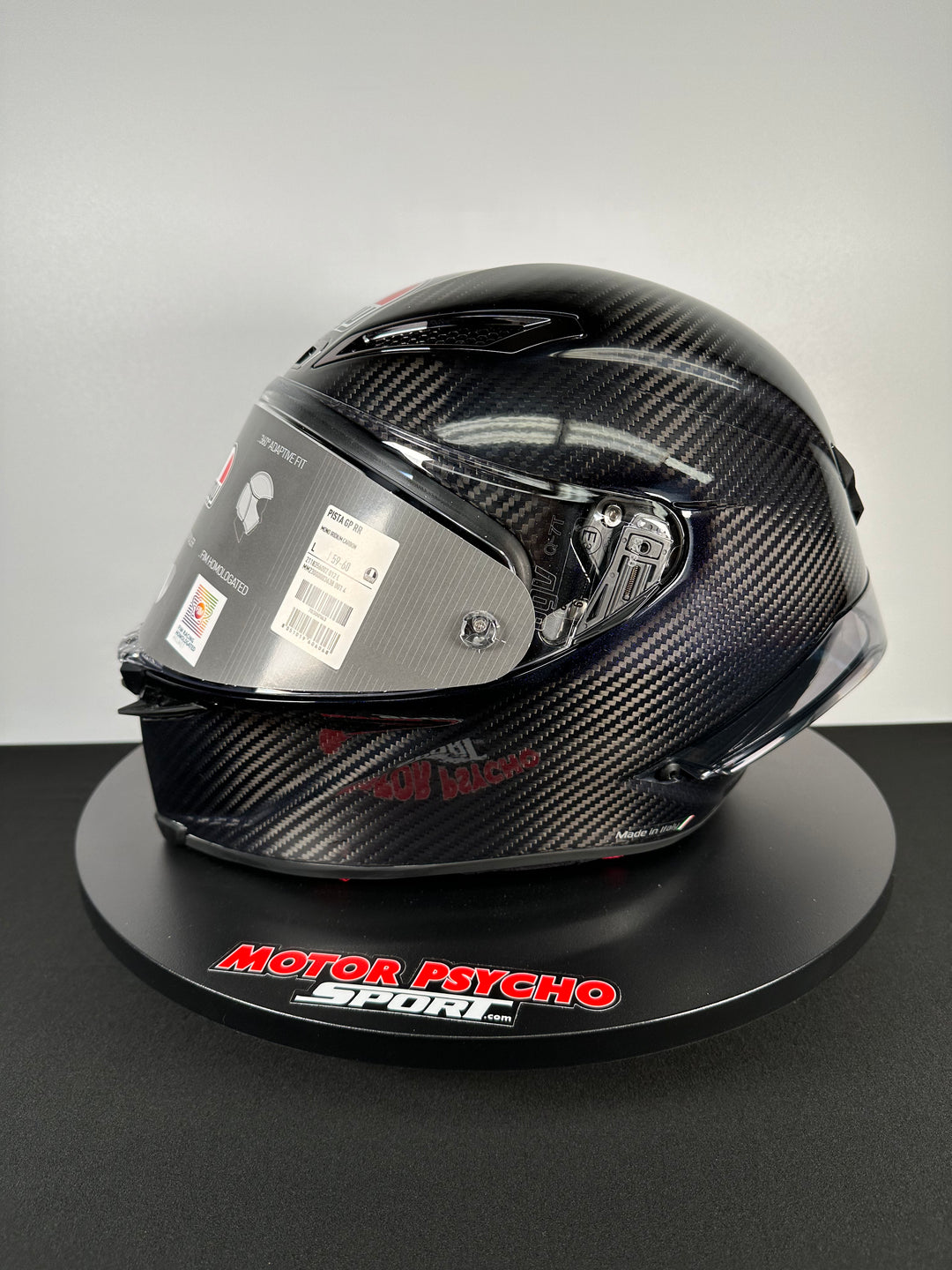 agv pista gp black visor AGV Pista GP RR Mono Iridium Carbon Helmet - Size Large