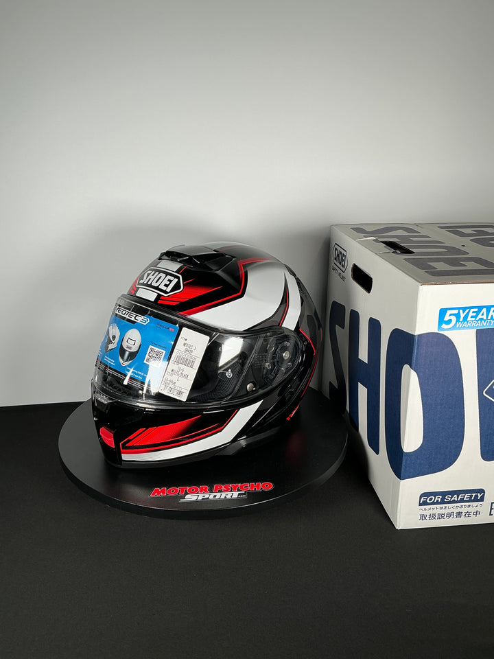 Shoei Neotec 3 Grasp Modular Helmet - TC-5 Black/White/Red - Size Large - USED / OPEN BOX