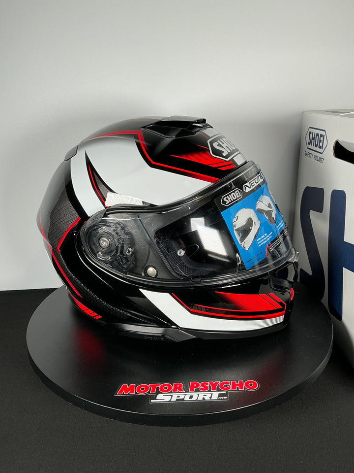 Shoei Neotec 3 Grasp Modular Helmet - TC-5 Black/White/Red - Size Large - USED / OPEN BOX
