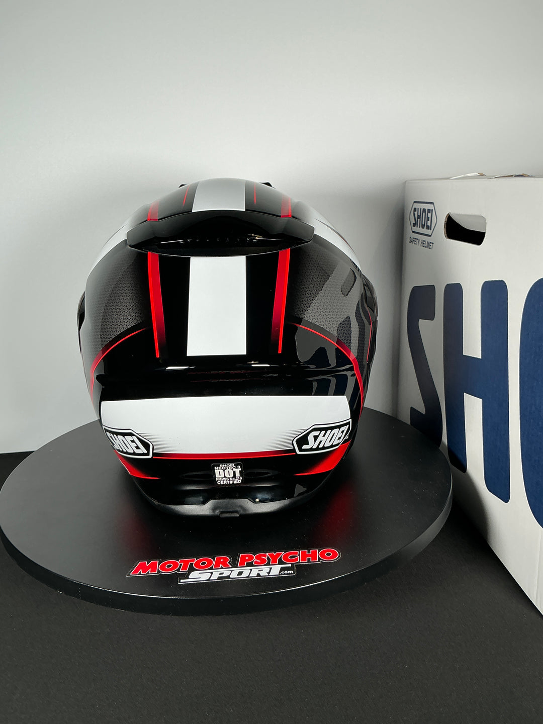 Shoei Neotec 3 Grasp Modular Helmet - TC-5 Black/White/Red - Size Large - USED / OPEN BOX