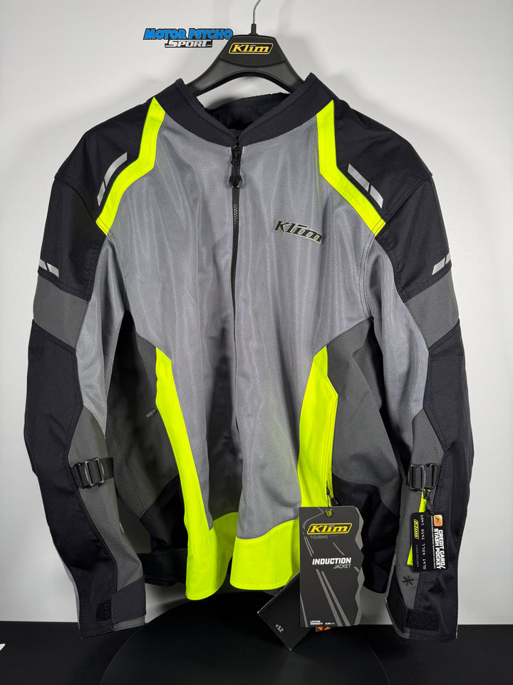 KLIM INDUCTION JACKET - HI-VIS - MONUMENT GRAY - Size 4XL - OPEN BOX