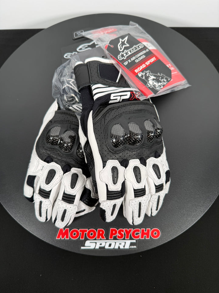 Alpinestars SPX AC V2 Gloves - Black/White - Size XL - OPEN BOX