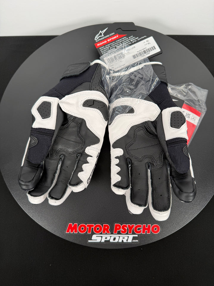 Alpinestars SPX AC V2 Gloves - Black/White - Size XL - OPEN BOX
