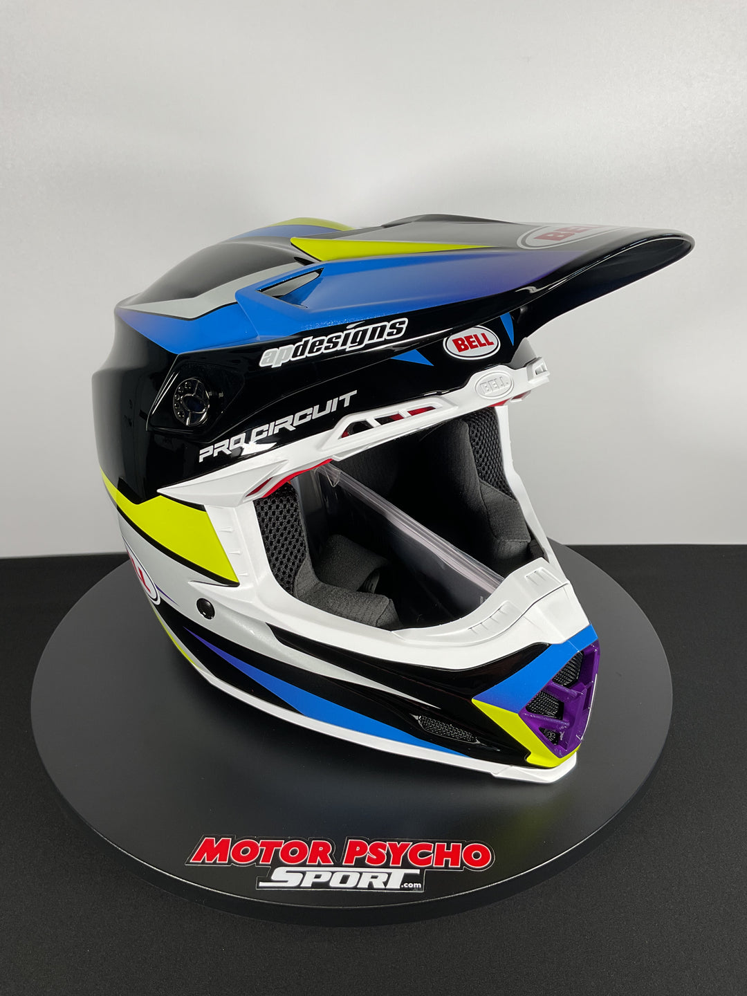 Bell Moto-9S Flex Helmet Pro Circuit Replica 24 Gloss Black/Blue