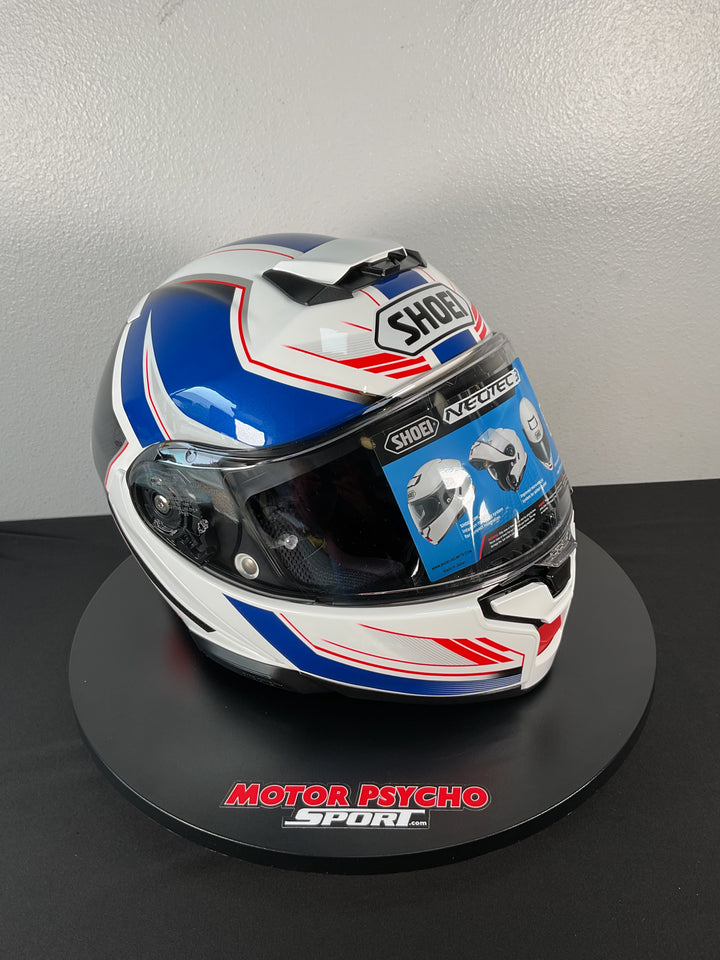 Shoei Neotec 3 Grasp Modular Helmet - TC-10 White/Black/Blue - USED / OPEN BOX
