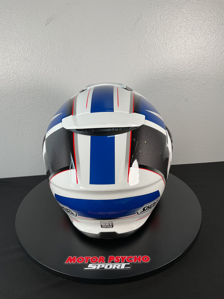 Shoei Neotec 3 Grasp Modular Helmet - TC-10 White/Black/Blue - USED / OPEN BOX