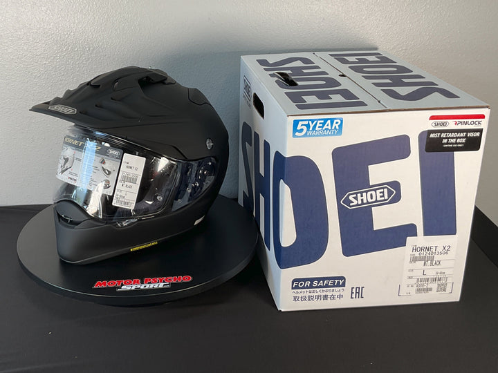 Shoei Hornet X2 Adventure Helmet - Matte Black - Size L - USED / OPEN BOX