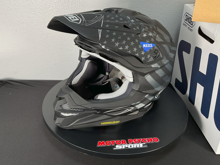 Shoei VFX-EVO Faithful Helmet - TC-5 Matte Black/Gray/White - Size M - USED / OPEN BOX