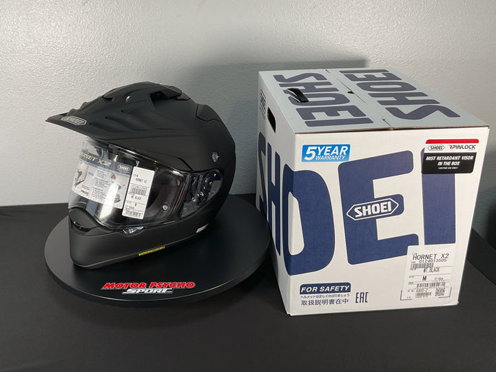 Shoei Hornet X2 Adventure Helmet - Matte Black- Size M - USED / OPEN BOX