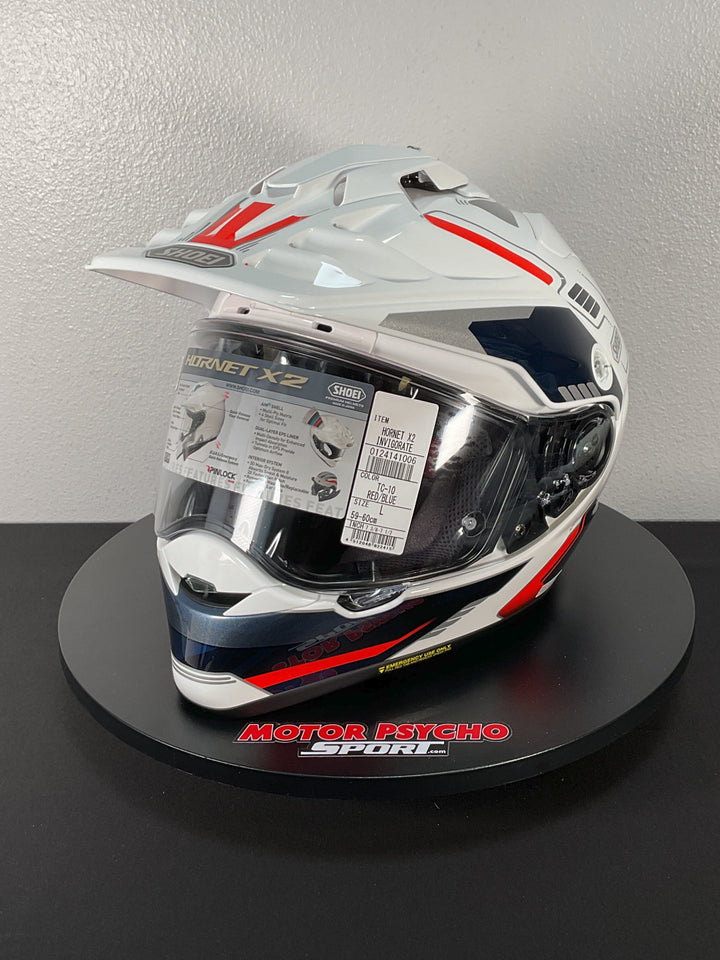 Shoei Hornet X2 Invigorate Adventure Helmet - TC-10 - Size L - USED / OPEN BOX