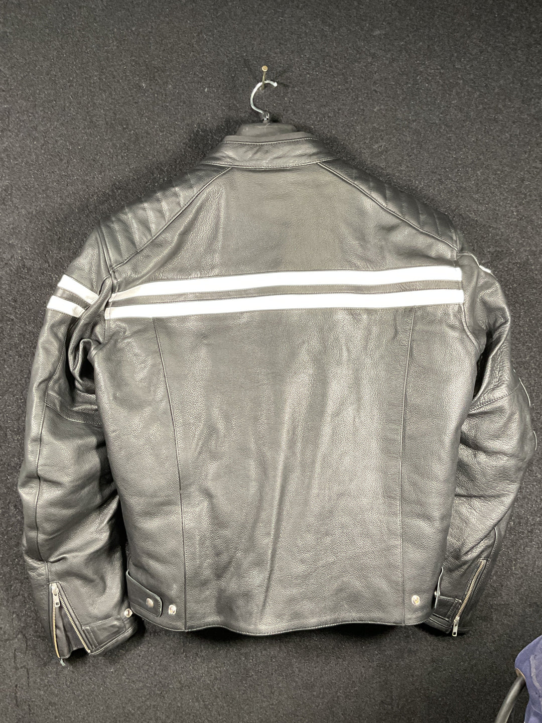 Joe Rocket Classic 92’Mens Leather Jacket Black/White - Size - XL - OPEN BOX