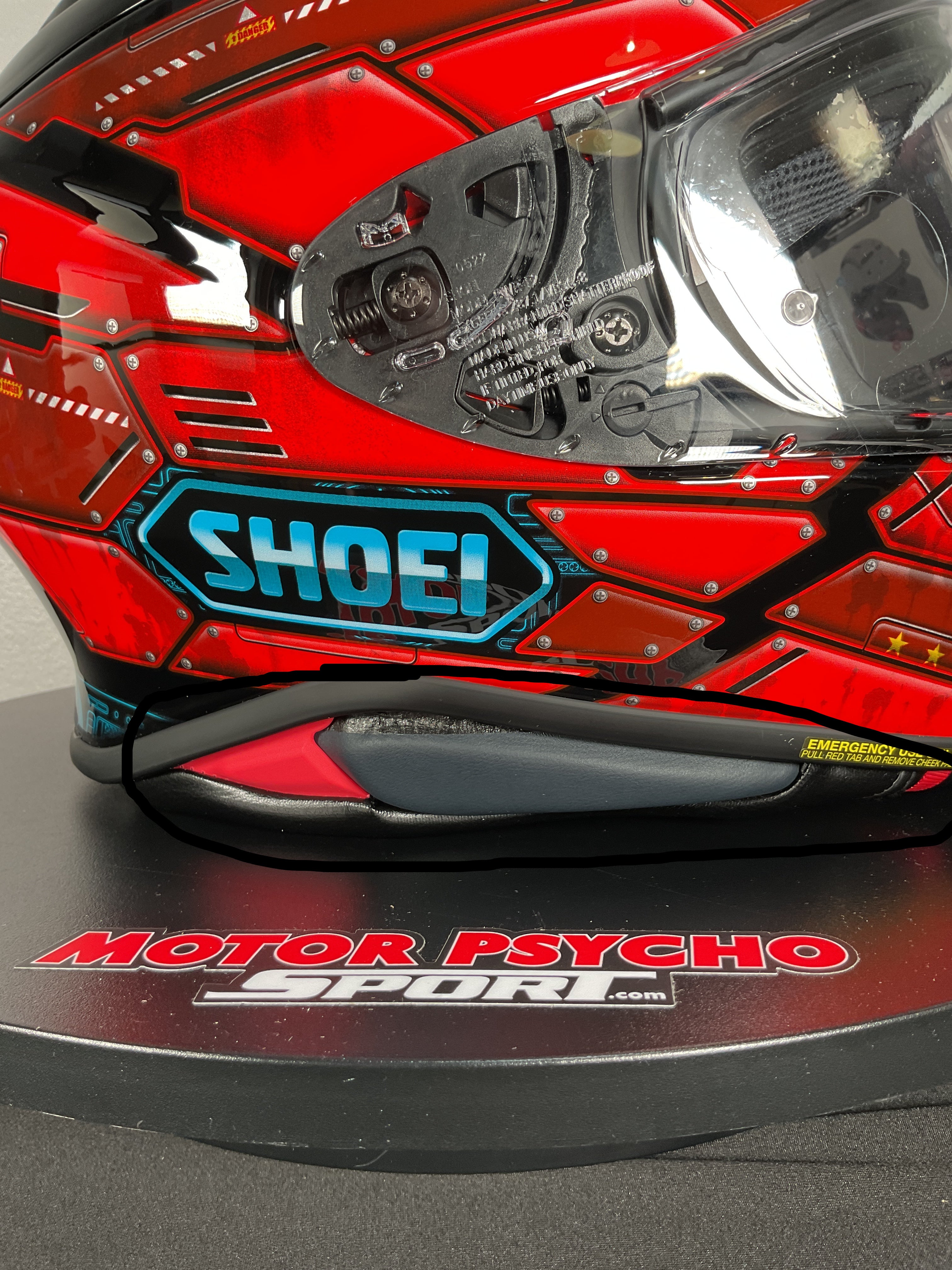 SHOEI RF-1400 Fortress TC-1 Helmet - Size Medium - USED / OPEN BOX