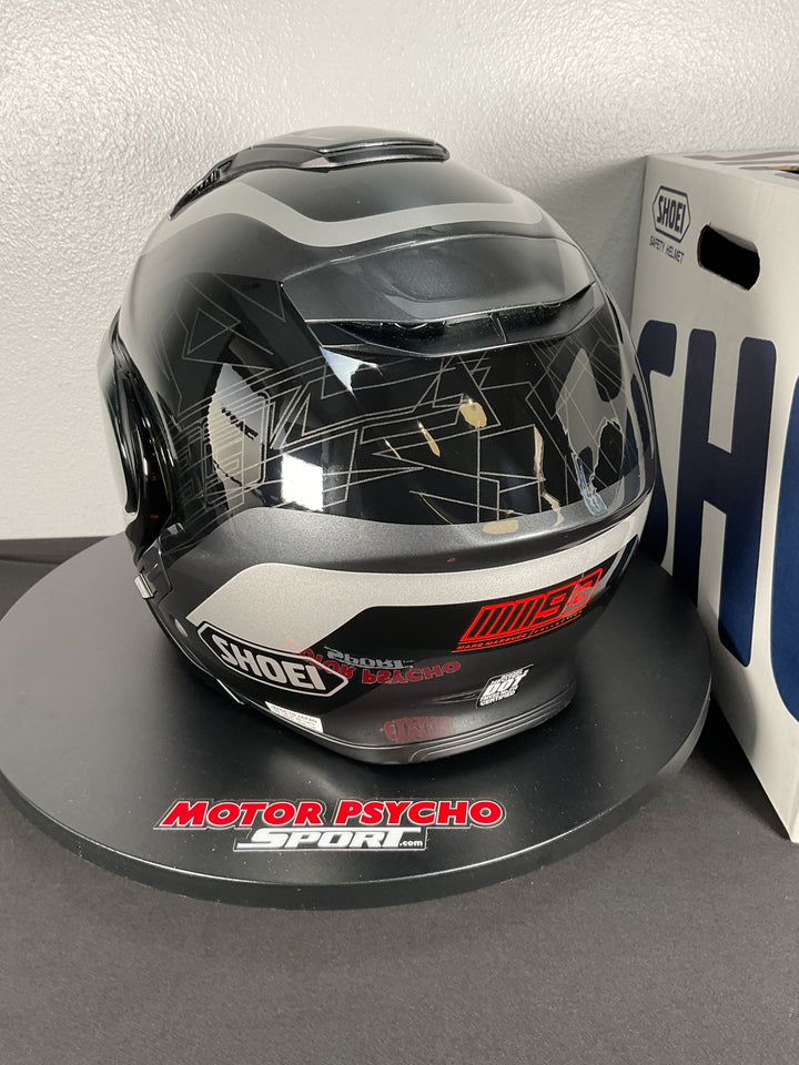 Shoei Neotec II MM93 Collection 2-Way Modular Helmet - TC-5 Black/Gray/Silver - Size Medium - USED GOOD