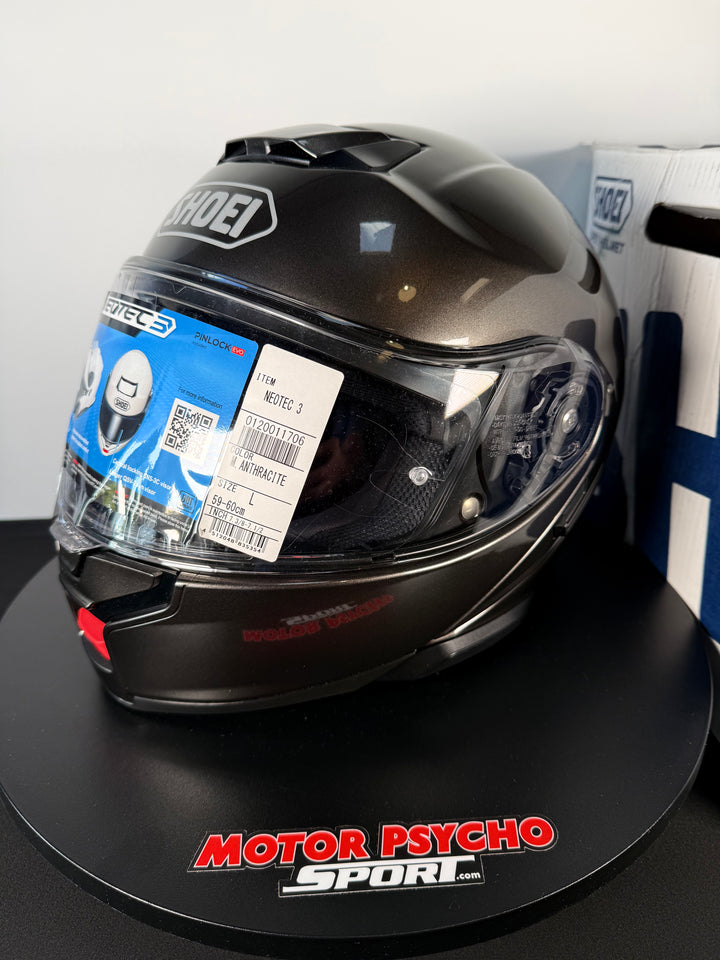 Shoei Neotec 3 Modular Helmet - Anthracite Metallic - Size Large - USED / OPEN BOX
