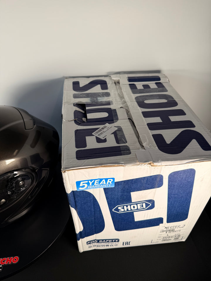 Shoei Neotec 3 Modular Helmet - Anthracite Metallic - Size Large - USED / OPEN BOX