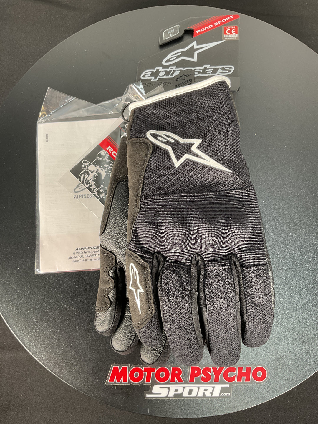 Alpinestars S Max Drystar Gloves - Black - Size Large - Used Like New