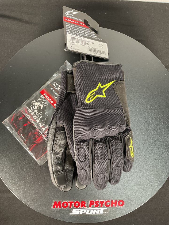 Alpinestars S Max Drystar Gloves - Black - Size XL - Used Like New