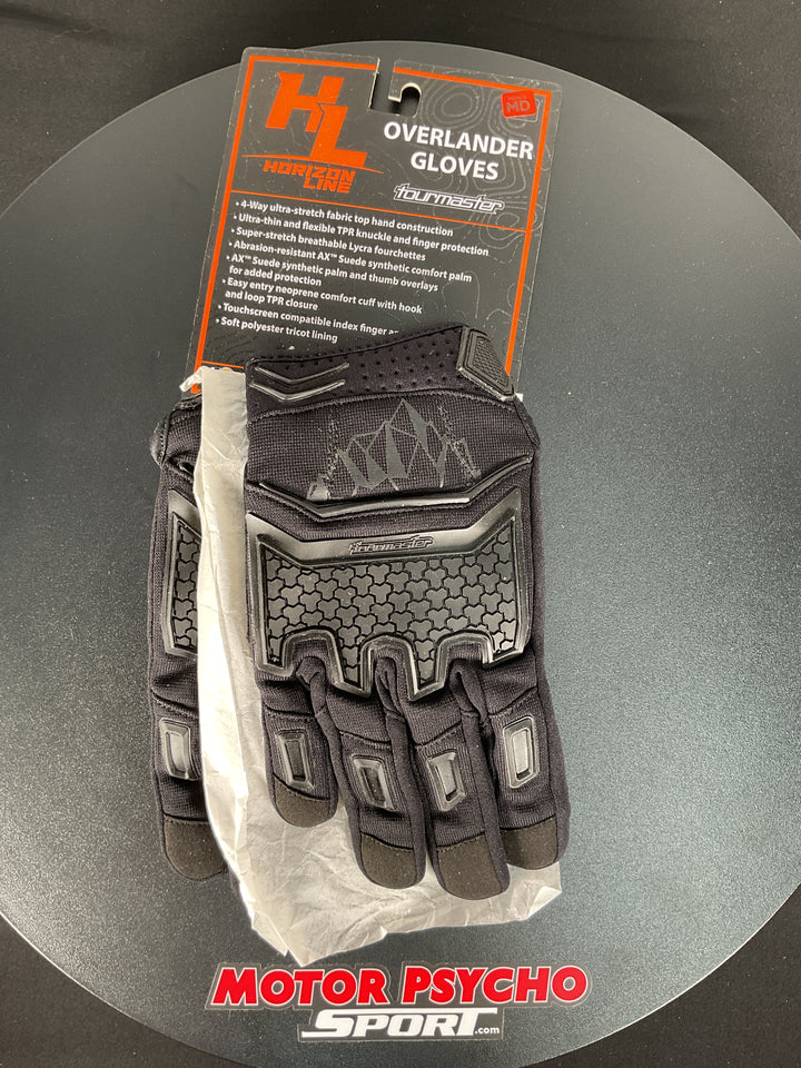 Tourmaster Men's Overlander Glove - Black - Size Medium - Used Like New