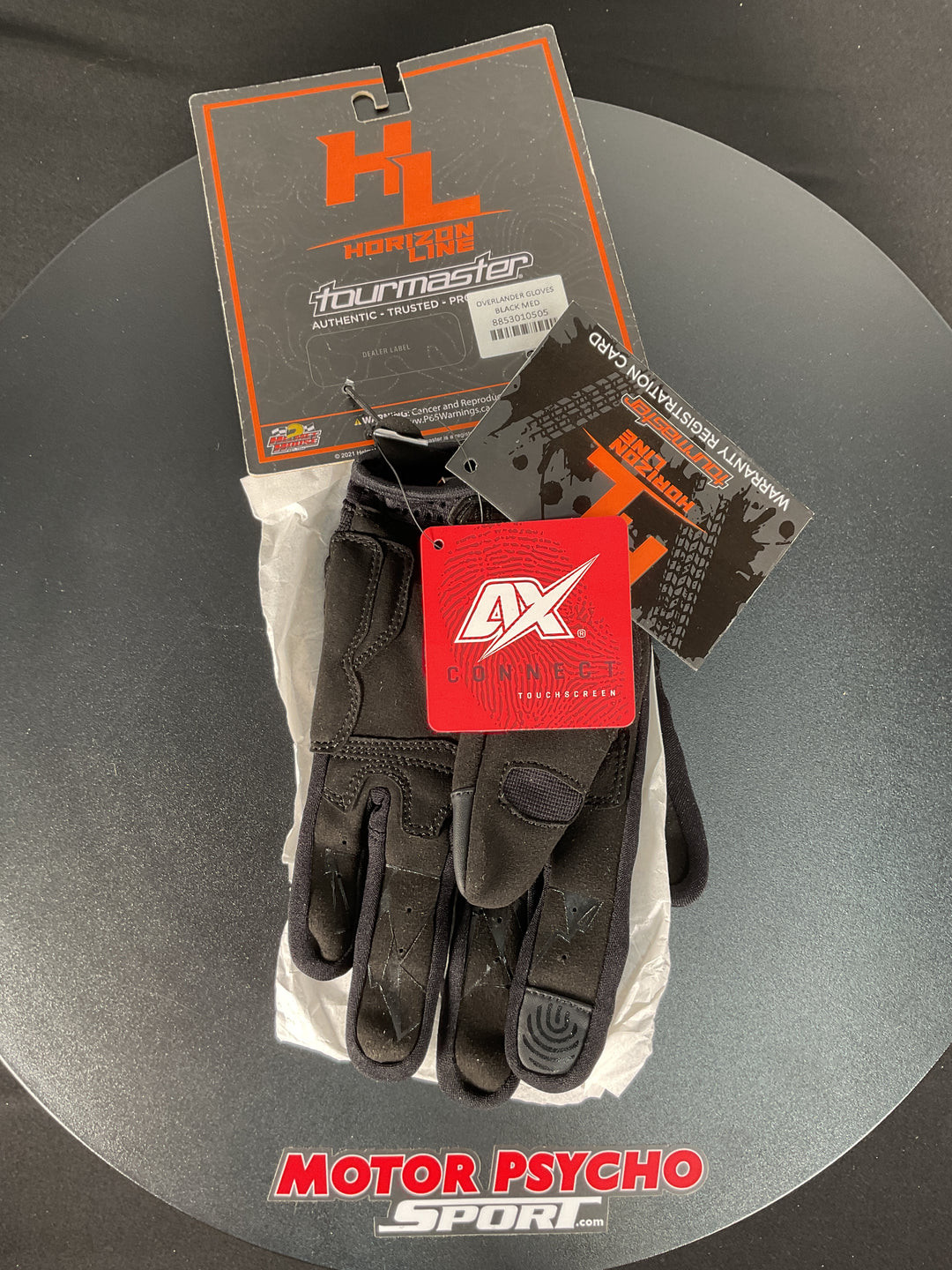 Tourmaster Men's Overlander Glove - Black - Size Medium - Used Like New