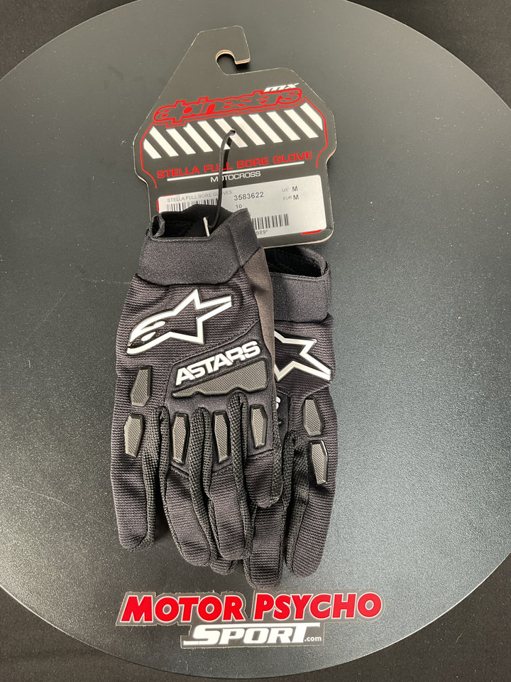 Alpinestars Stella Full Bore Gloves - Black - Size Medium - Used Like New