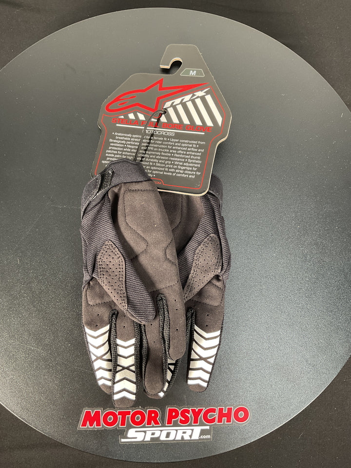 Alpinestars Stella Full Bore Gloves - Black - Size Medium - Used Like New