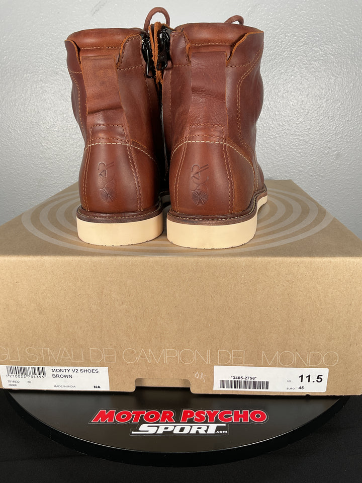 Alpinestars Oscar Monty V2 Shoes - Brown - Size 11.5 - Used Like New