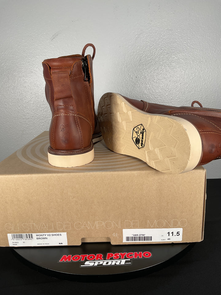 Alpinestars Oscar Monty V2 Shoes - Brown - Size 11.5 - Used Like New