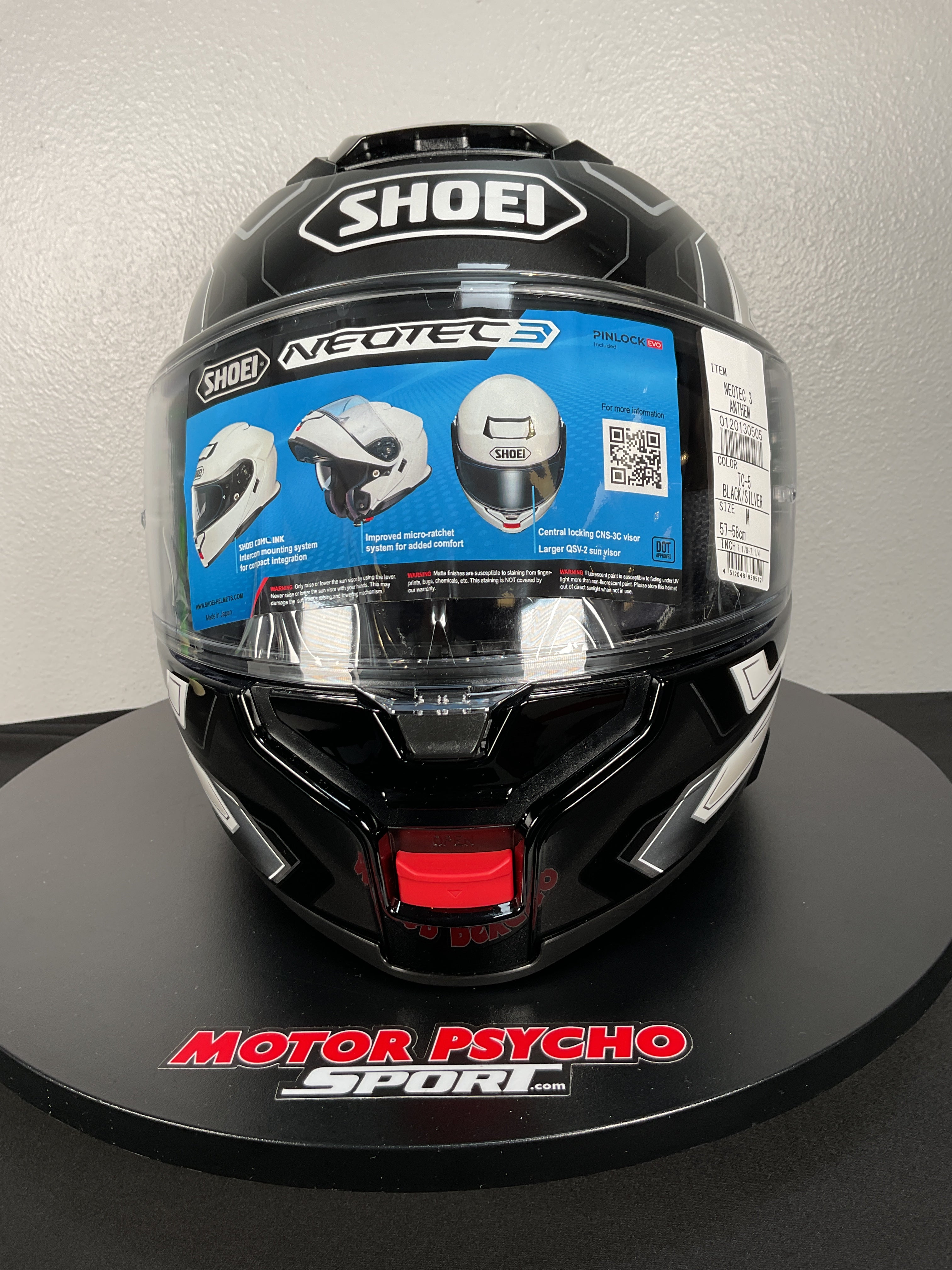 Shoei Neotec 3 Anthem Modular Helmet - TC-5 – Motor Psycho Sport