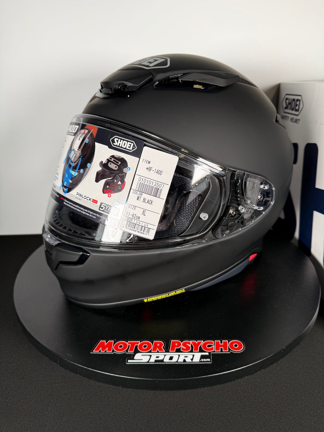 Shoei RF-1400 Helmet - Matte Black - Size XL