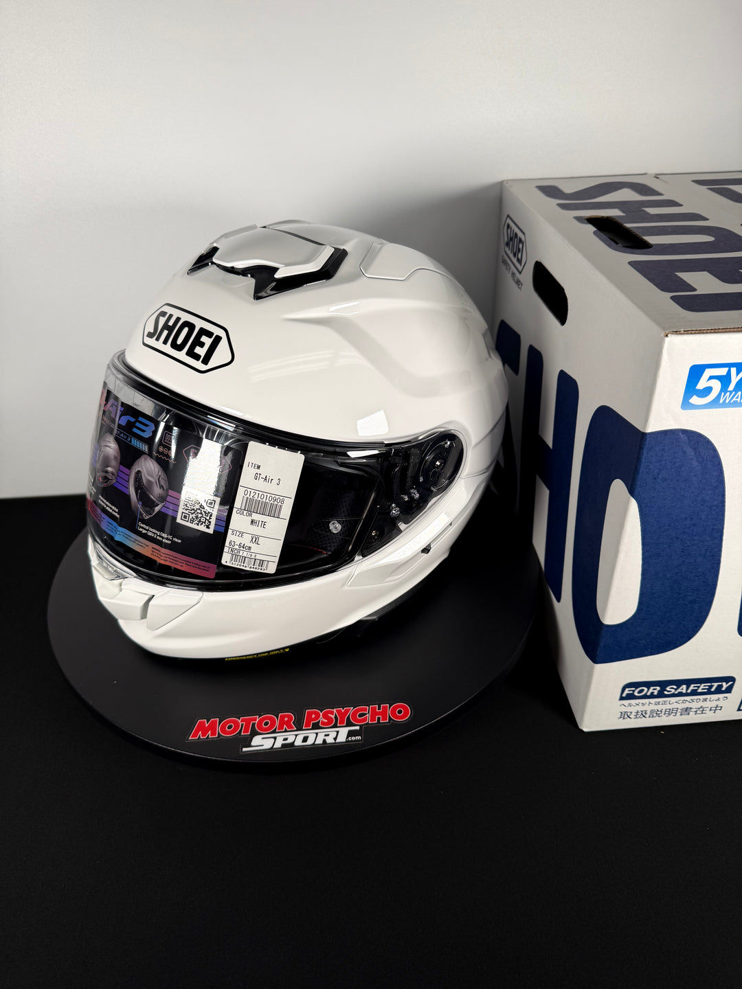 Shoei GT-Air 3 Helmet - Gloss White - Size 2X - USED / OPEN BOX