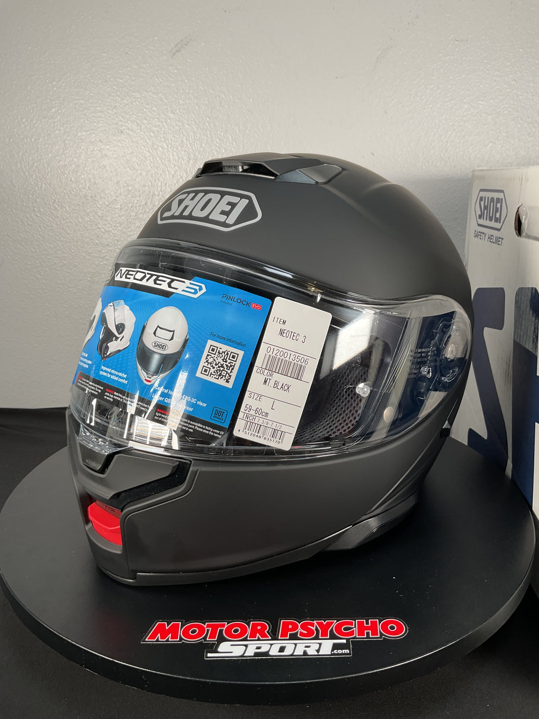 Shoei Neotec 3 Modular Helmet - Matte Black - Size XL - USED / OPEN BOX #2