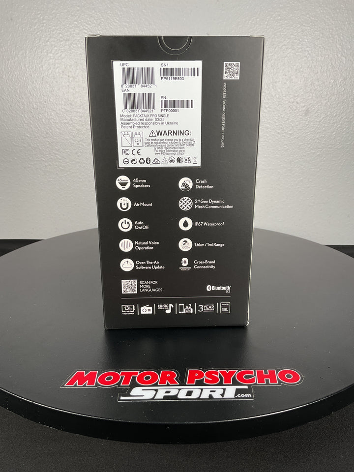 Cardo Packtalk Pro - Single - OPEN BOX/USED