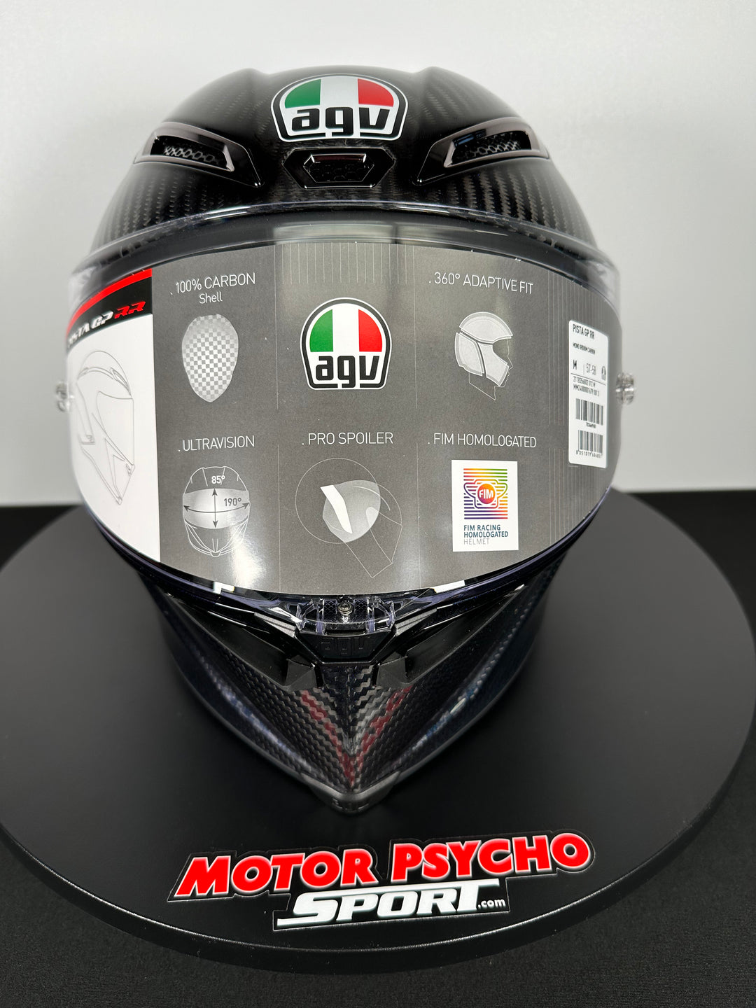 AGV Pista GP RR Mono Iridium Carbon Helmet – Motor Psycho Sport AGV Pista GP RR Mono Iridium Carbon Helmet – Motor Psycho Sport