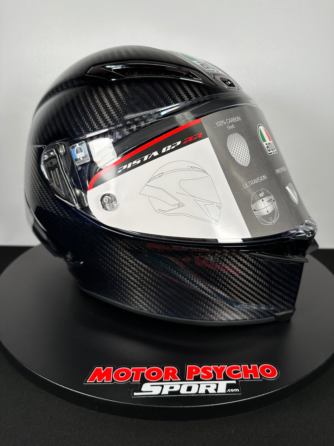 AGV Pista GP RR Mono Iridium Carbon Helmet – Motor Psycho Sport AGV Pista GP RR Mono Iridium Carbon Helmet – Motor Psycho Sport