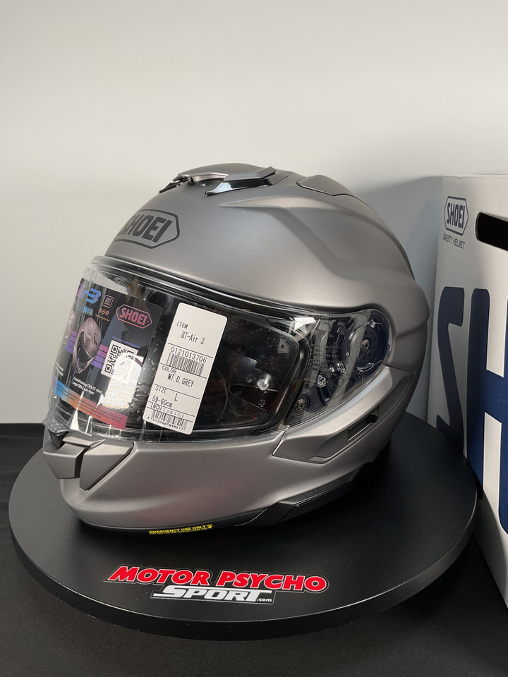 Shoei GT-Air 3 Helmet - Matte Deep Grey - Size Large - USED / OPEN BOX